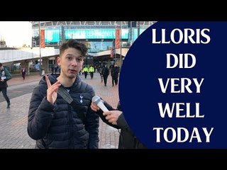 Tottenham 3 Leicester 1 | "Lloris Did Very Well Today" | Fan Cams