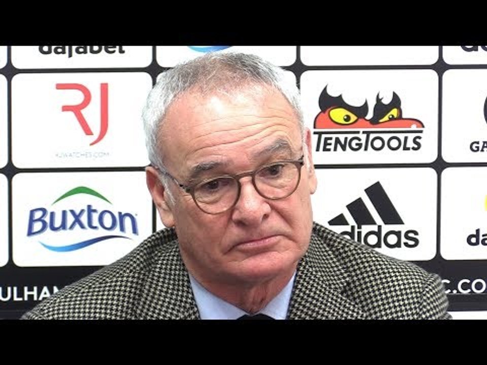 Claudio Ranieri Full Pre-Match Press Conference - Fulham v Manchester United - Premier League