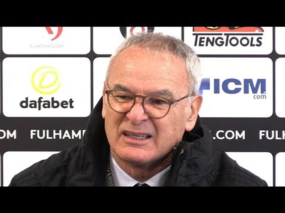 Fulham 0-3 Manchester United - Claudio Ranieri Full Post Match Press Conference - Premier League