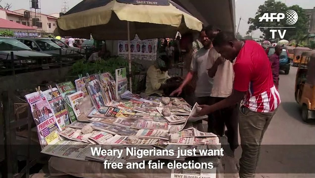 Nigerians tell of hopes for future ahead of election