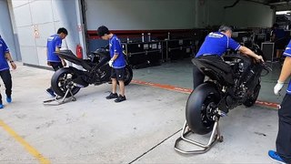 Yamaha at the Sepang Shakedwon Test