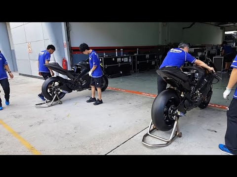 Yamaha at the Sepang Shakedwon Test
