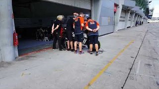 Red Bull Tech3 at the Sepang Shakedwon Test