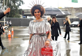 Joy Villa's Pro-Trump Fashion Makes Appearance at 2019 Grammy Awards