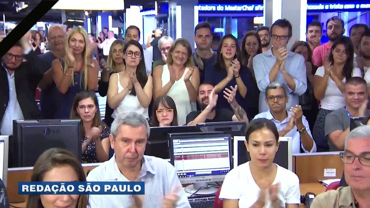 Jornal da Band - Encerramento homenagem a Boechat