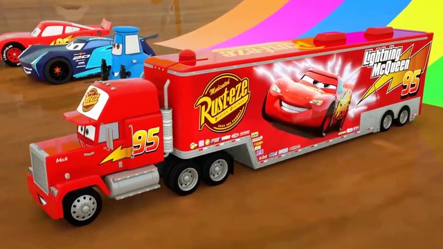 Dessin Animé avec Voitures Colorées pour Enfants - Vidéo éducative Français