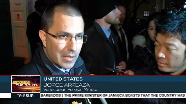 Venezuela: Foreign Minister Jorge Arreaza Meets UN General Secretary