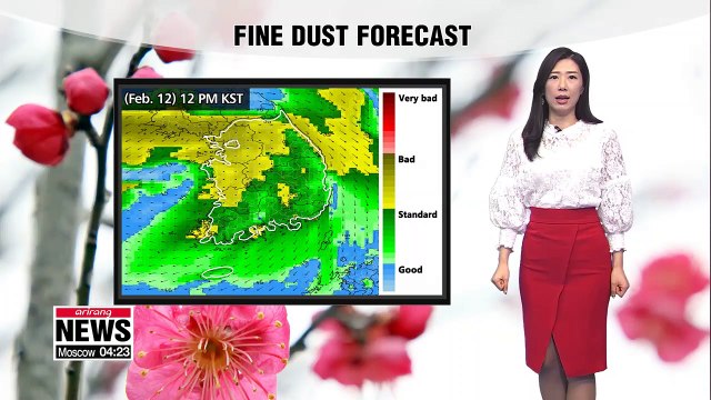 Getting dustier in the afternoon, higher than average temps _ 021219