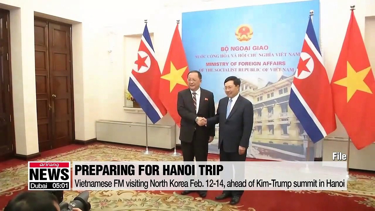 Vietnamese FM visits North Korea ahead of Kim-Trump summite