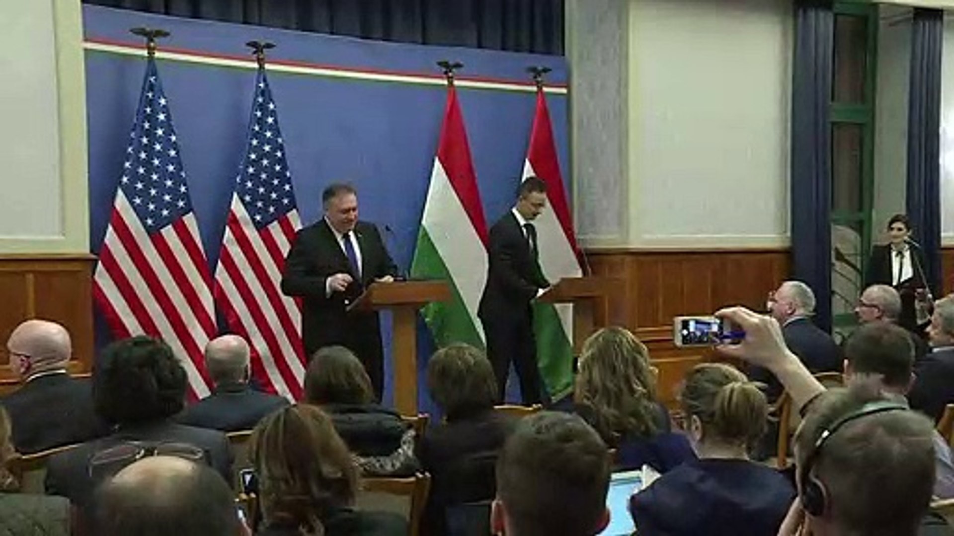 Pompeo alerta Hungria