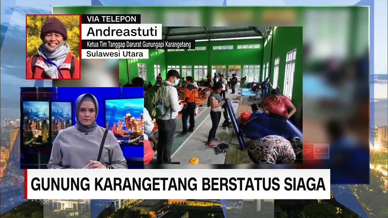 Gunung Karangetang Berstatus Siaga