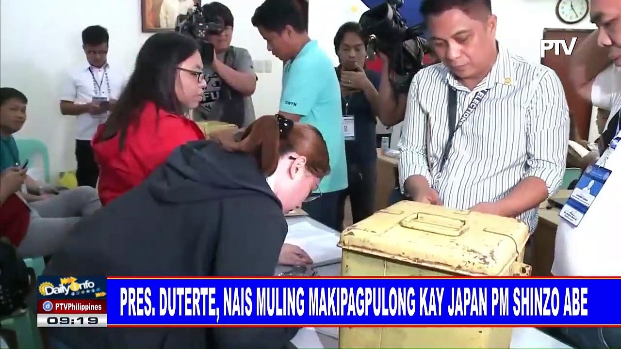 Pres. #Duterte, nais muling makipagpulong kay Japan PM Shinzo Abe