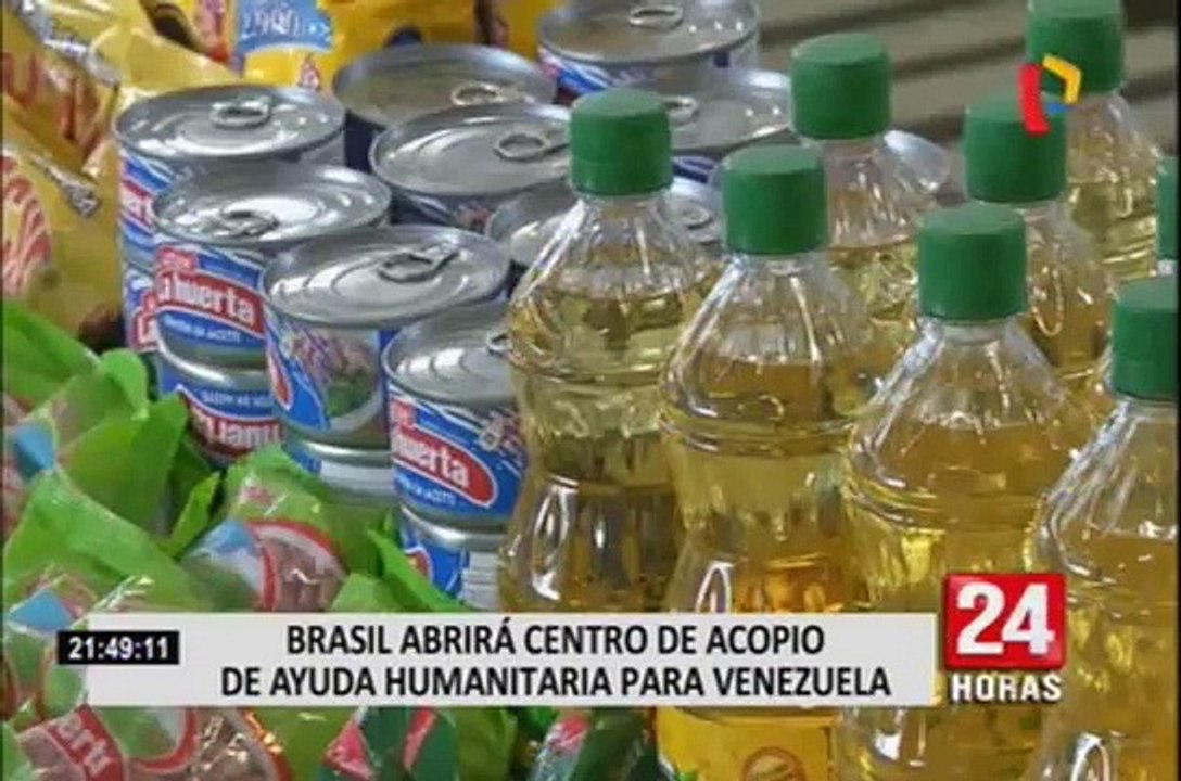 Venezuela - Brasil: abrirán centro de acopio de ayuda humanitaria en Roraima