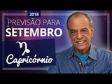 CAPRICÓRNIO - horóscopo de Setembro de 2018 | João Bidu