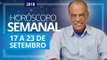 HORÓSCOPO SEMANAL (17 a 23 de Setembro de 2018) | João Bidu