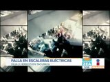 Fallan escaleras eléctricas del metro Tacubaya y provocan caos | Noticias con Francisco Zea