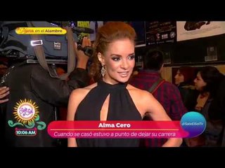 ¿Alma Cero estuvo a punto de dejar su carrera por amor? | Sale el Sol