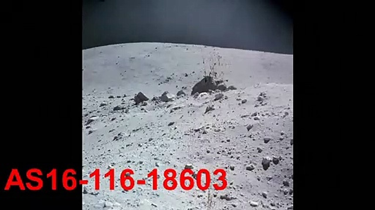 Moon Hoax -Mount Rushmore Sculptures Seen in Fake Moon Bay