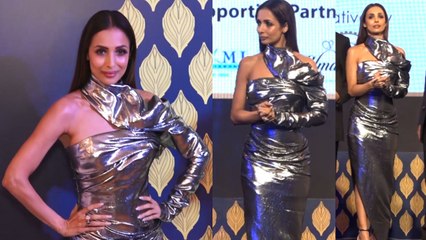 Malaika Arora shines in gray metallic gown at National Jewellery Awards 2019 | Boldsky