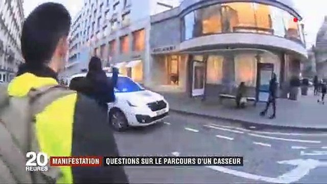 Gilets jaunes - Pourquoi la police a-t-elle laissé agir samedi un casseur qu'elle a pourtant repéré et suivi pendant plus de 4h ?