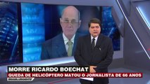 Datena comunica morte de Ricardo Boechat