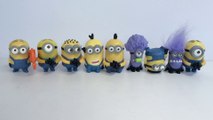 9 McDonalds Happy Meal Minions Toys Complete Set 2013 Despicable Me 2 Keiths Toy Box - Unboxing