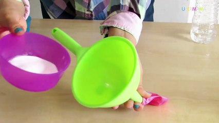 تجربة نفخ بالون بالخل