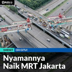 Nyamannya Naik MRT Jakarta