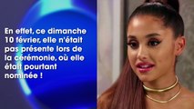 Furieuse, Ariana Grande explique les raisons de son absence aux Grammy Awards 2019