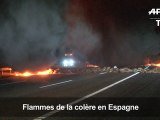 Catalogne: des activistes bloquent l'autoroute