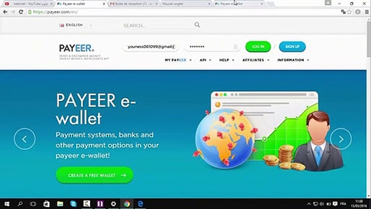 شرح تسجيل في بنك payeer + تفعيل مميزات رائعة في بنك -