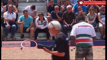 International à pétanque d'Andrézieux-Bouthéon 2018 : Les demi-finales