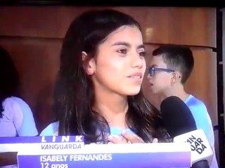 Momentos e entrevistas com Isabely Fernandes a revelacão do The Voice Kids