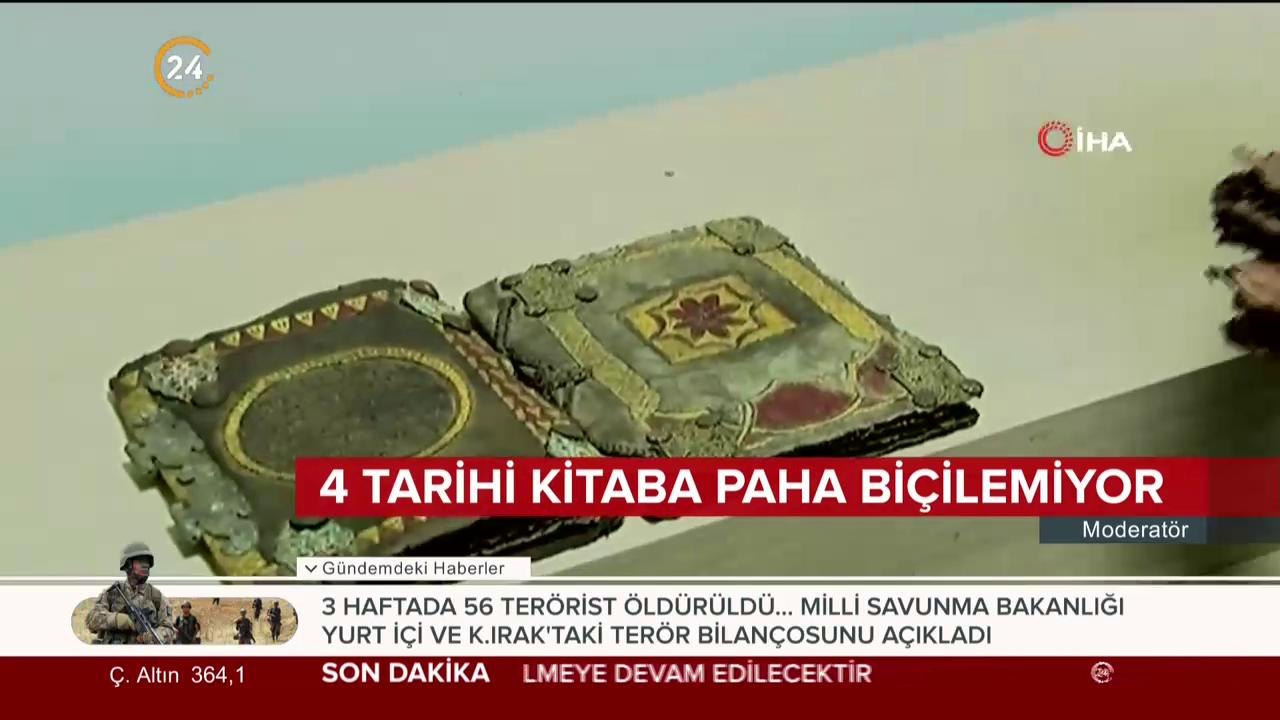 4 tarihi kitaba paha biçilemiyor