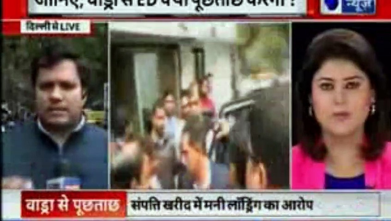 Robert Vadra Questioned at Enforcement Director...