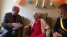 Anderlecht - 111ème anniversaire pour Elisabeth De Proost, doyenne des belges (vidéo Germani)