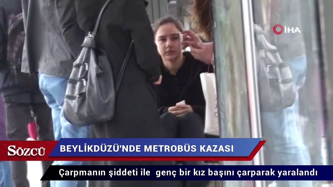 Beylikdüzü yönünde metrobüs kazası