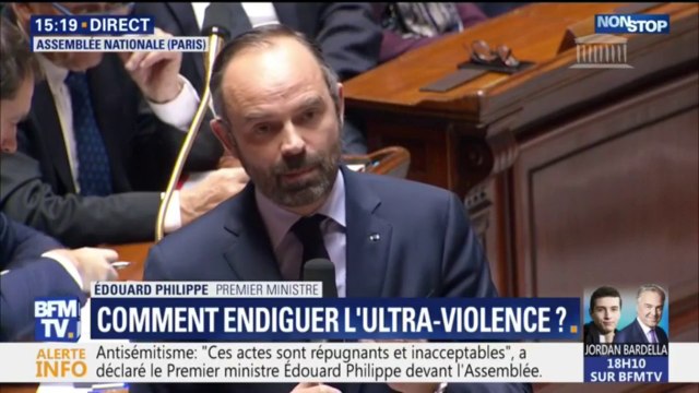 Édouard Philippe sur l’antisémitisme: Nous devons dire l'horreur qui se cache derrière ces gestes imbéciles