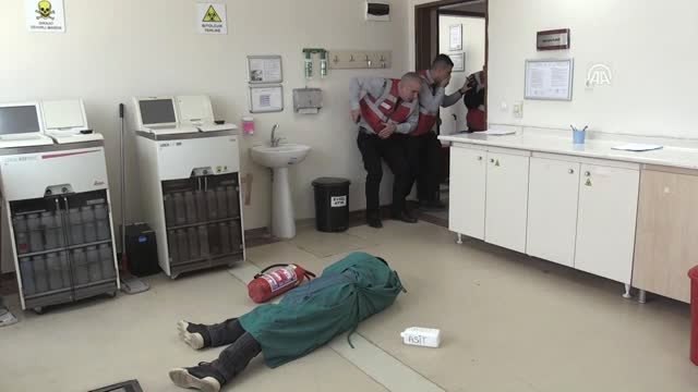 Afad'dan Kimyasal Sızıntı Tatbikatı