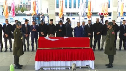 Pilot Yüzbaşı Semih Özcan, Ankara' da Son Yolculuğuna Uğurlandı