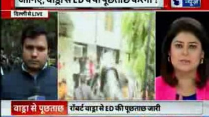 Robert Vadra Questioned at Enforcement Directorate Office | Robert Vadra Money Laundering Case Live Updates| Priyanka Gandhi | InKhabar