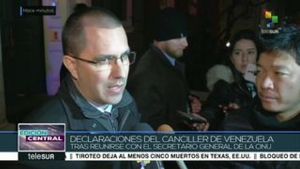 Arreaza: Que el multilateralismo supere los impactos de lo unilateral