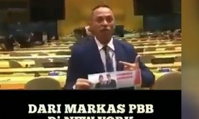 Viral Video Dukung Prabowo di Markas PBB, Kemlu: Pria itu Bukan Diplomat