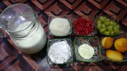 Cake and Fruit Custard Recipe