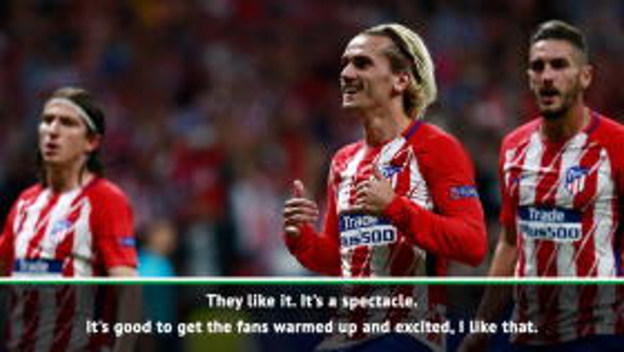 Pre-match shows at stadium boost atmosphere - Griezmann