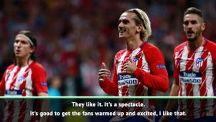 Pre-match shows at stadium boost atmosphere - Griezmann