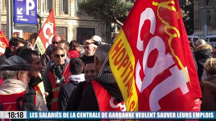 Les salariés de la centrale de Gardanne veulent sauver leurs emplois