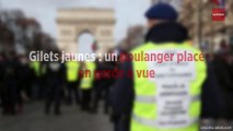 Gilets jaunes : un boulanger placé en garde à vue