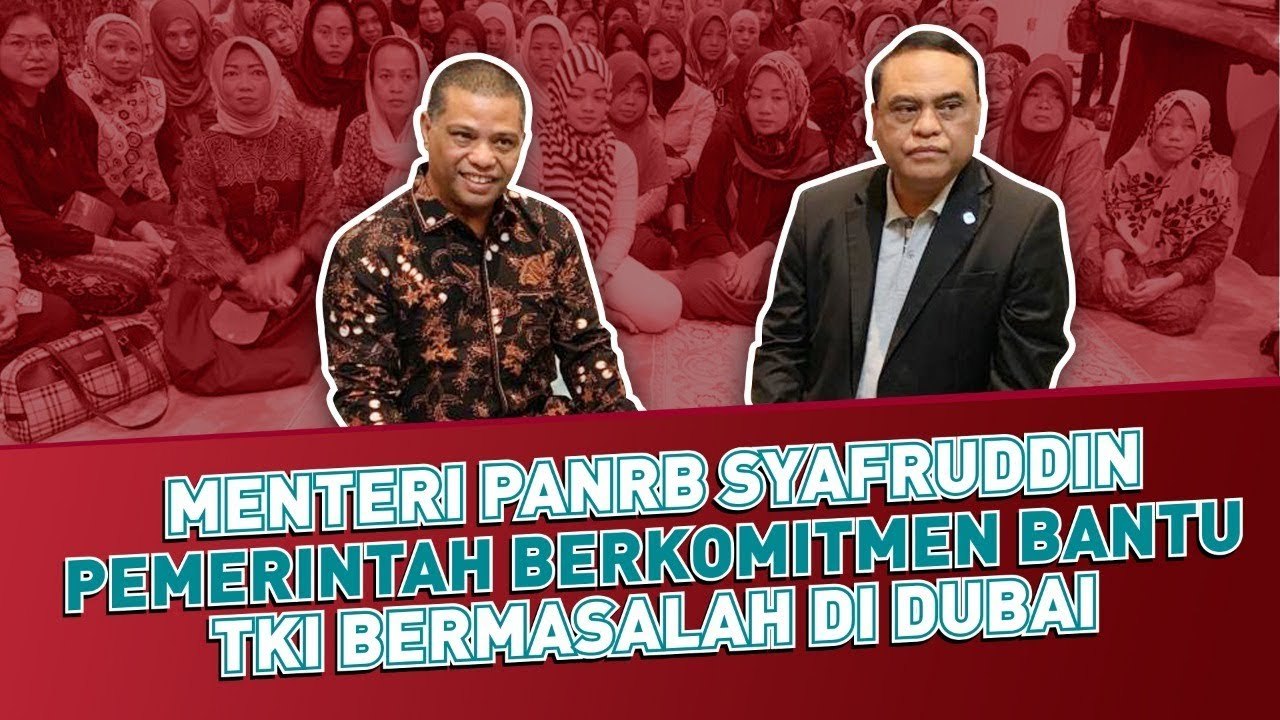 Menteri Syafruddin Siap Bantu TKW Bermasalah di Dubai