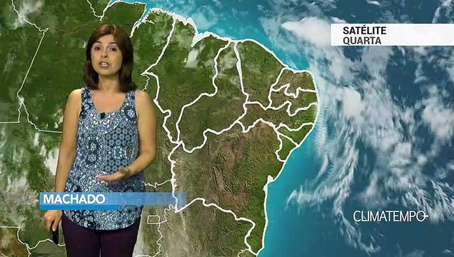 Previsão Nordeste – Risco de chuva forte